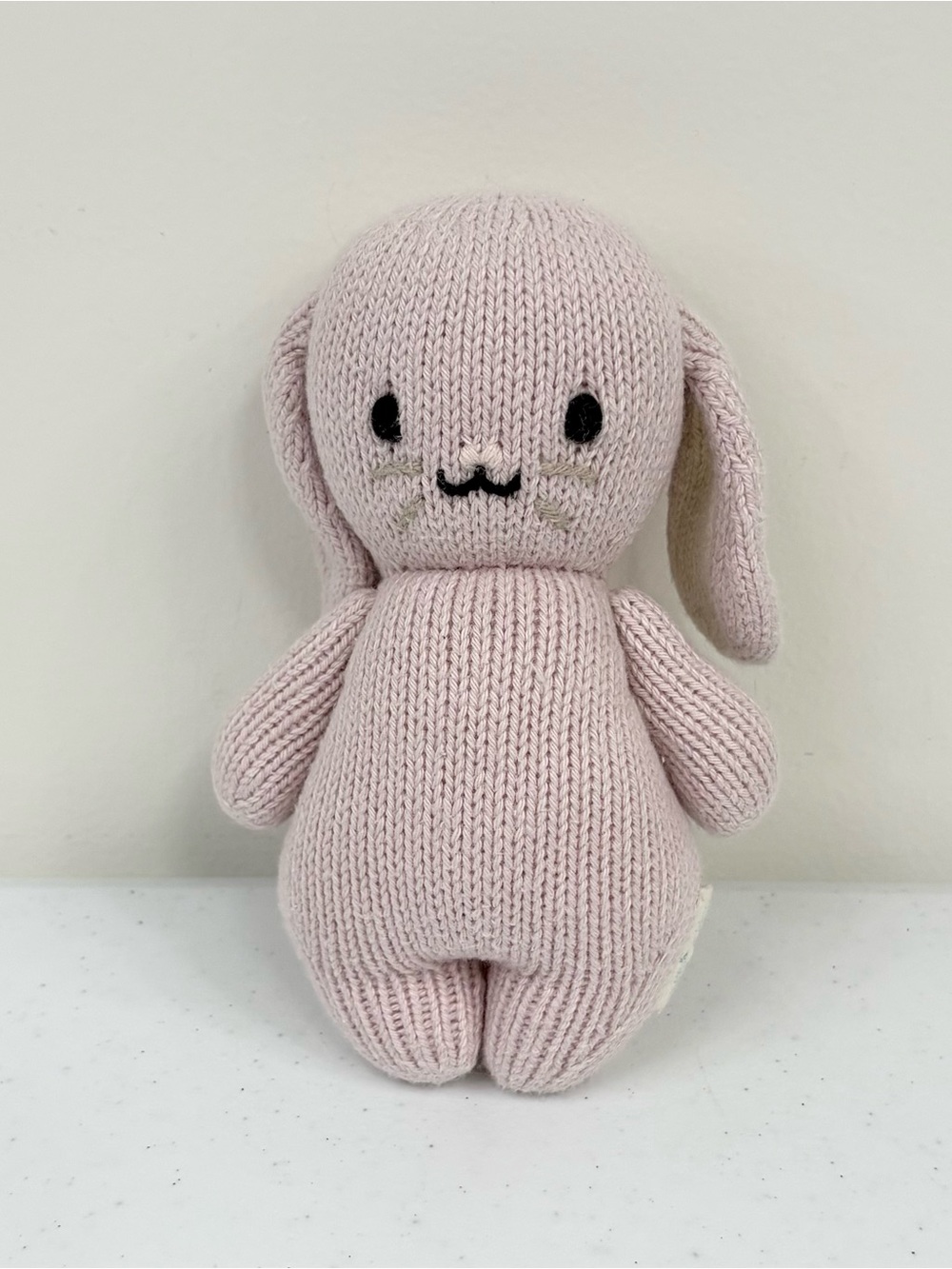 Cuddle + Kind Lilac Bunny Rabbit Baby Animal Collection Mini Handmade Doll